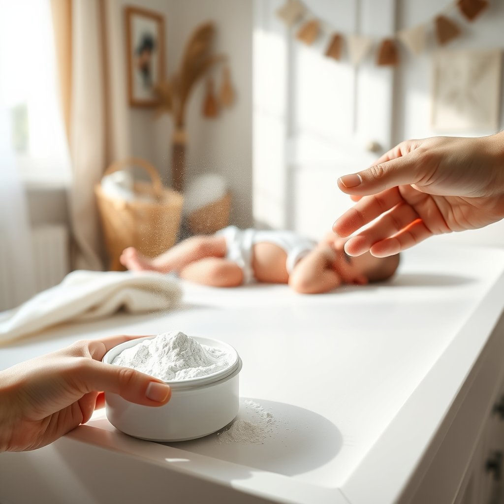 baby powder product view