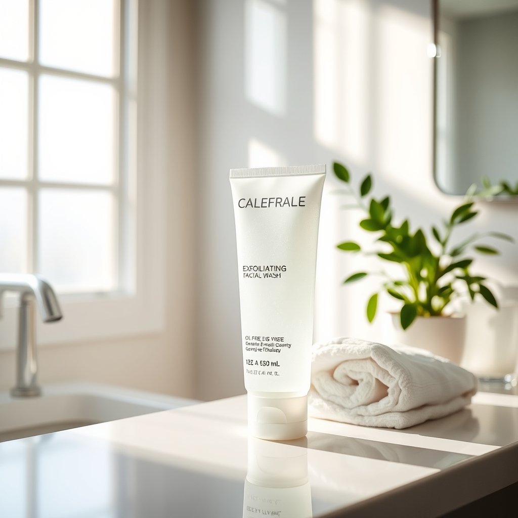 exfoliating scrub product view