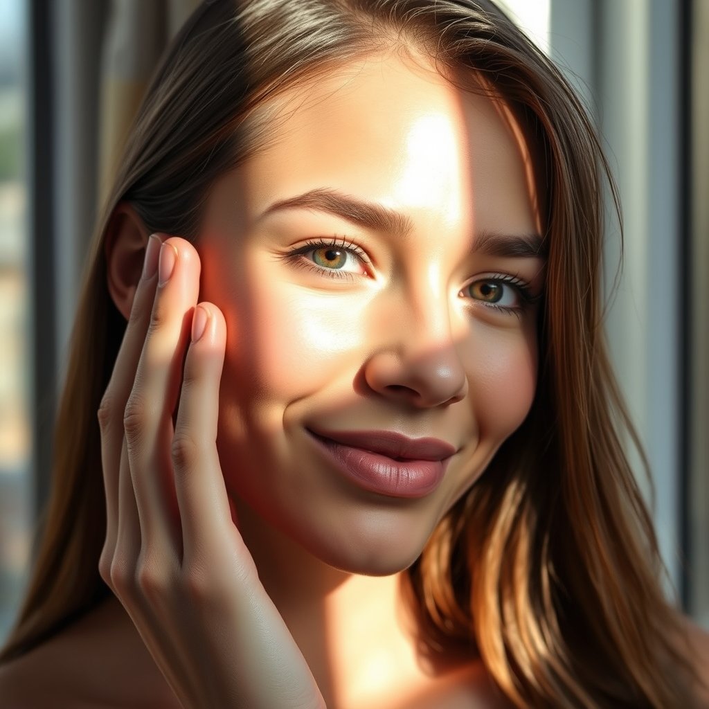 hydrating lotion in action