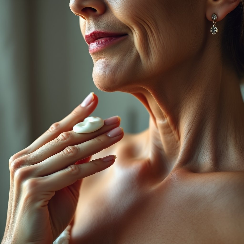 neck cream in action