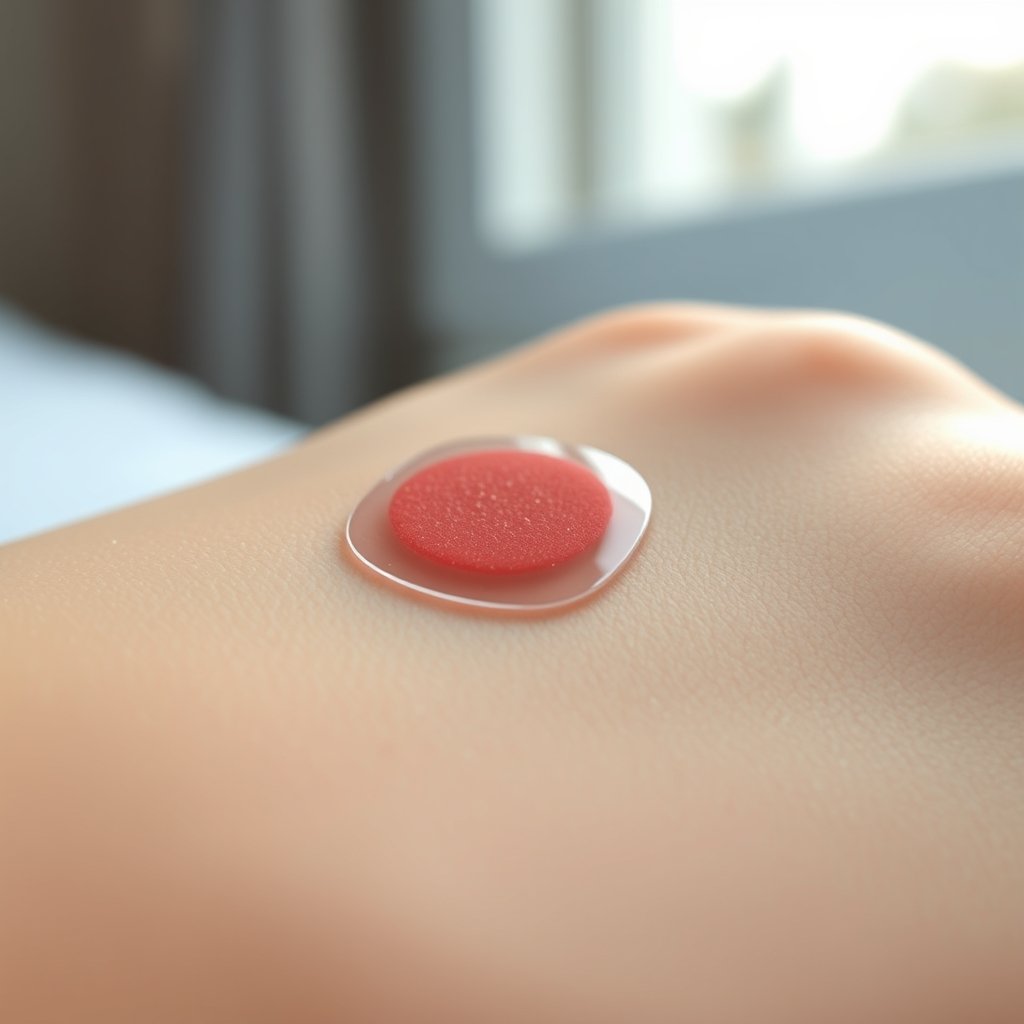 acne patches in action