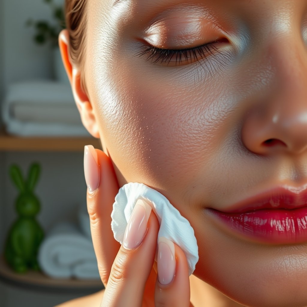micellar water in action