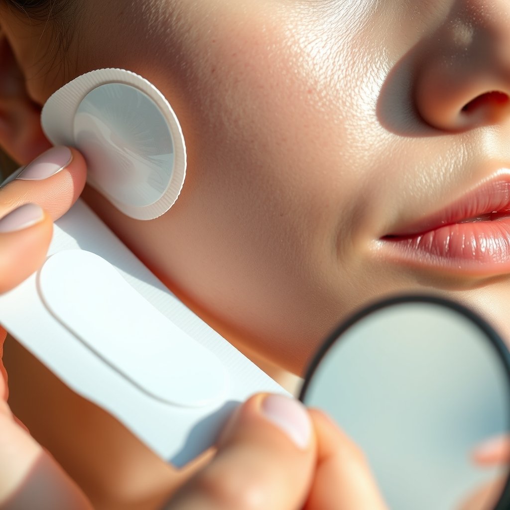 acne patches in action